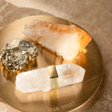 SOLEIL | Constellation Candle with Citrine, Pyrite & Clear Quartz