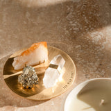 SOLEIL | Constellation Candle with Citrine, Pyrite & Clear Quartz