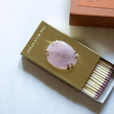 Orbit Matchbox Sleeve with Rose Quartz