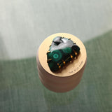 Aura Candle with Malachite