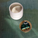 Aura Candle with Malachite