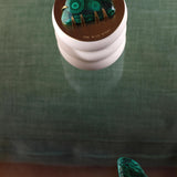 Aura Candle with Malachite