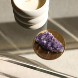 Aura Candle with Amethyst ~ PRE-ORDER