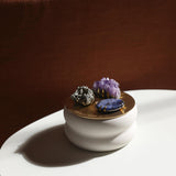 GALAXY OF DREAMS ~ Constellation Candle with Amethyst, Pyrite & Sodalite