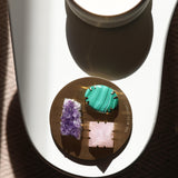 IF NOT NOW, THEN WHEN ~ Constellation Candle with Malachite, Amethyst & Rose Quartz