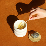 Aura Candle with Pyrite
