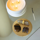 Constellation Candle with Tiger's Eye, Smoky Quartz & African Citrine | MAGIC HOUR