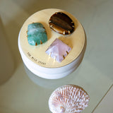 Constellation Candle with Tiger's Eye, Green Fluorite & Rose Quartz | CHAPTER 8