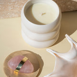 KISSES | Aura Candle with Rose Quartz