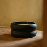 Constellation Candle in Noir with Tiger's Eye, Smoky Quartz & African Citrine | MAGIC HOUR ~ SOLD OUT